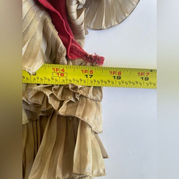 Pringle 1815 Silk Frill Tiered Dress Size 4 - Picture 6 of 9